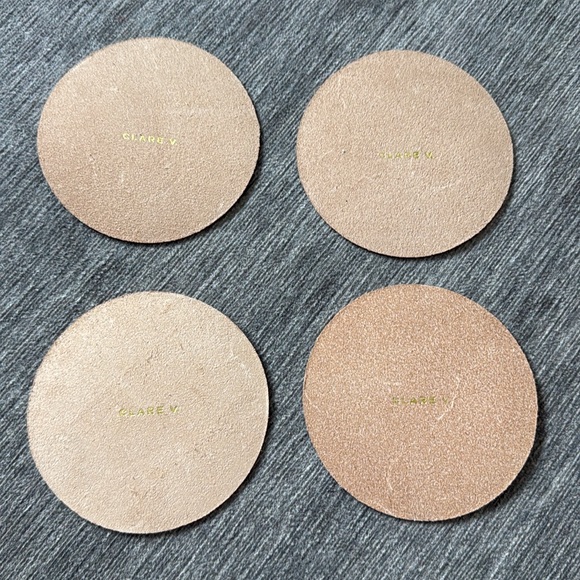 Clare V Cuoio Coasters Paco - Picture 5 of 6